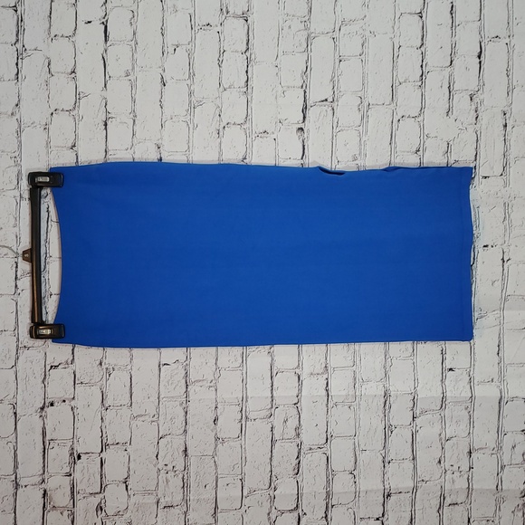 Fabletics Dresses & Skirts - Fabletics Fitted Skirt — Blue — Midi — Size M